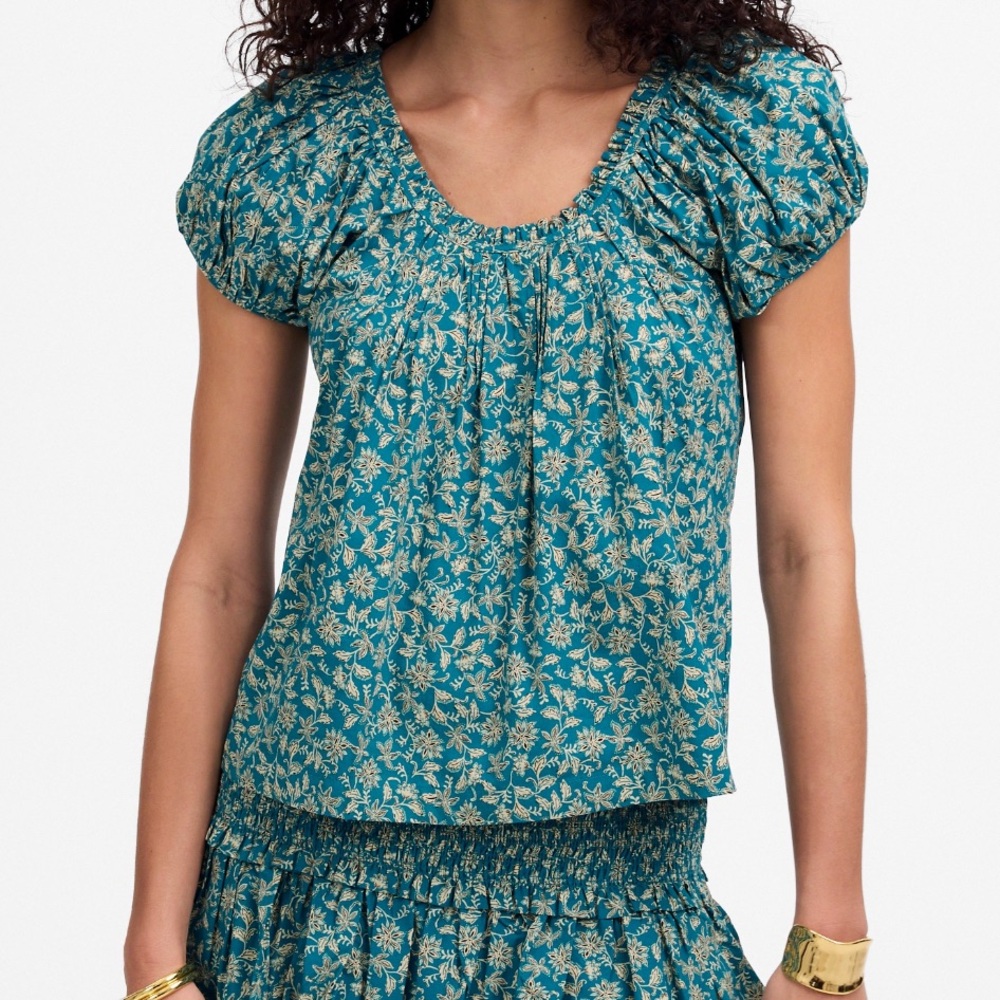 NWT Madewell Scoopneck Blouse